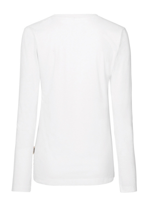 Damen Performance Longsleeve Weiss